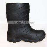 Kids' Black EVA Injection Winter Rain Boots thumbnail-1