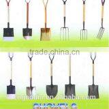 SHOVEL WITH BLACK STEEL HANDLE FARMING TOOL thumbnail-2