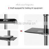 LCD LED TV Stand With Universal Mounting System Stainless Steel TV Stand thumbnail-4