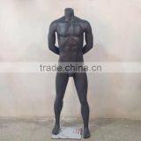 Matte Grey Fiberglass Sport Headless Male Mannequin for Sale thumbnail-1