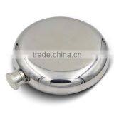 Stainless Steel Hip Flasks Laser Welding Mirror Flask With Cup 5oz thumbnail-2
