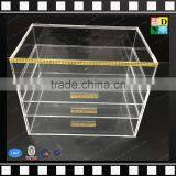 2016 HIGH TRANSPARENT ACRYLIC MAKEUP ORGANIZER 4 COMPARTMENTS WITH LIPSTICK HOLDER thumbnail-4