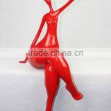 Resin Fat Lady Fat Naked Lady Sculpture Figure Statue Home Art Piece Hotel Decoration Piece thumbnail-2