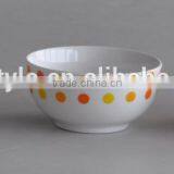 4.5"porcelain Rice Bowl With Lovely Decal thumbnail-1