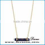 Gift for Girl Fashion Sweater Necklace Natrual Crystal Gemstone Necklace thumbnail-2