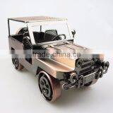 Custom Vintage Iron Sheet Jeep Car Model thumbnail-1