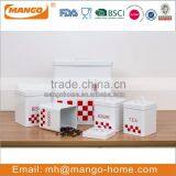 Hot Sale Colorful Metal Bread Bin Biscuit Tea Coffee Sugar Canister Set thumbnail-5