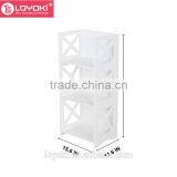 New Design Display Shelf White Wood&Plastic Storage Shelf - Bookcase thumbnail-4