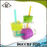 NBRSC Stretch Universal Silicone Water Bottle Cup Cover Silicone Lid Straw Topper Set of 5 thumbnail-1