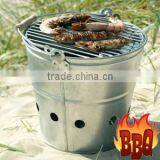 Eco-Friendly Metal Easily Portable Bucket Household BBQ Grill thumbnail-6