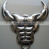 Stainless Steel Statues Modern Art Mirror Surface Naked Women for Decor thumbnail-3