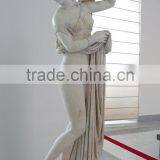 Outdoor Garden Decoration White Stone Greek Lady Statue Sculpture thumbnail-3
