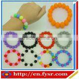 Colorful Fashion Silicone Beaded Bracelet thumbnail-1
