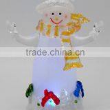 Acrylic Color Changing Snowman Led Light Decorations Supplier thumbnail-3