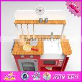 2016 New Design Children Home Play Wooden Kitchens for Toddlers W10C247 thumbnail-2