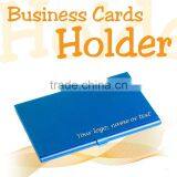 Hot Metal Business Card Holder Credit Slim Snap Shut Pocket Wallet thumbnail-6