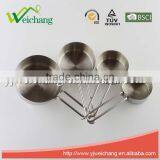 WCE182 Stainless Steel Tools and Gadgets 4-Piece Measuring Cup Set thumbnail-2