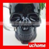 UCHOME Skull Shape Glass Mason Jars For Drinking With Lid /Straw thumbnail-5