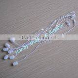 2017 Wholesale White HangTag Seal String for Garment Luggage Tag