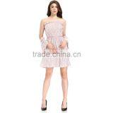 Domin Fashion Bronzing and Press Pleat Fabric Casual Dress thumbnail-3