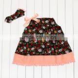 Baby Pillowcase Dress Kids Girl Summer Floral Dress Baby Boutique Clothing Pillowcase thumbnail-4