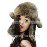 CX-C-241A Good Quality Cheapest Winter Rabbit Fur Russian Hat thumbnail-4
