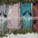 2017 Wholesale Factory China Yiwu France Jacquard Classic Viscose Paisley Floral Pashmina Scarf for Ladies thumbnail-3