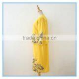 New Fashion Ramie Cotton Multi Colors Emboidery Jacket Dress Suits For Woman thumbnail-3