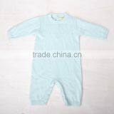 100% Cotton Long Sleeve Baby Boy Organic Romper thumbnail-1