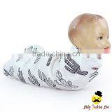OEM Service Kids Cactus Pattern Printed Design Soft Cotton Infant Wrap Carrier Blanket Swaddle thumbnail-1