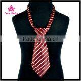 Wholesale Polyester Necktie Top Quality Baby Boys Tie Soft Fabric Adjustable Stripe Baby Necktie thumbnail-3