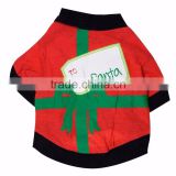 2016 Hot sale new clothes pattern pet dog Christmas costume