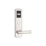 Silver Waterproof Card Key Door Lock For Hotel , 200mA Static Currency