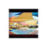 New 11.5'x11.5'x11.5' Deluxe Triangle Sun Sail Shade Canopy Top Cover - Sand