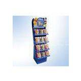 Power Wing Corrugated Paper Cardboard Floor Displays for Candy Promotion in Supermarket thumbnail-1
