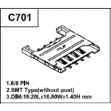 SIM Card Connector for Phone thumbnail-2