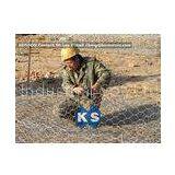 Custom Gabion Stone Cages Hexagonal Wire 80 x 100MM For Protection Engineering thumbnail-1