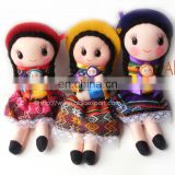 Aguayo Andean Peruvian Fabric Typical and Handmade Dolls Toys