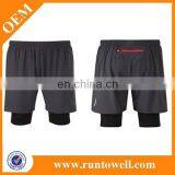 Running Clothes Custom Design Polyester Running Shorts for Men