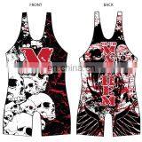 Cool Sublimated China Wrestling Singlets thumbnail-6