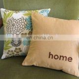 cushion cover with appliqued or printing