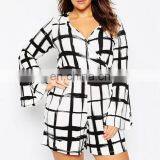 China Supplier Clothing Manufacturers Women Playsuits 3xl Plus Size Dress thumbnail-3