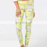 Multi Color Splice Printed Custom Leggings thumbnail-1