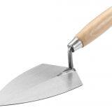 Carbon Steel Bricklaying Trowel With Wood Handle thumbnail-2