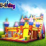 SL-077 Giant Jumping Bounce Inflatable Castle Slide