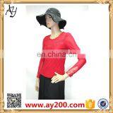 Autumn Wear Lace Long Sleeve O-neck Transparent Slim Shirt for Party&club Girl thumbnail-4