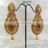 Gold plated earrings manufacturer, fashion earring jewellery exporter