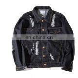 Wholesale Distressed Denim Jackets -Men Denim Jacket thumbnail-1