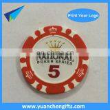 Plastic ABS Cheap Custom Made Round Rectangular Poker Chips thumbnail-2