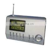 LCD Display Calendar Radio, Digital Clock Radio